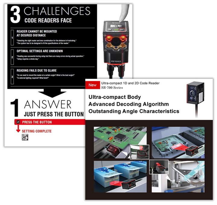 SR-1000 Series Autofocus 1D and 2D Code Reader Catalog (English)