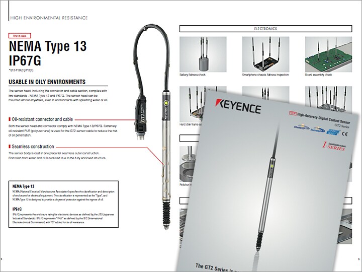 GT2 Series High-Accuracy Digital Contact Sensor (Pencil type) Catalog (English)