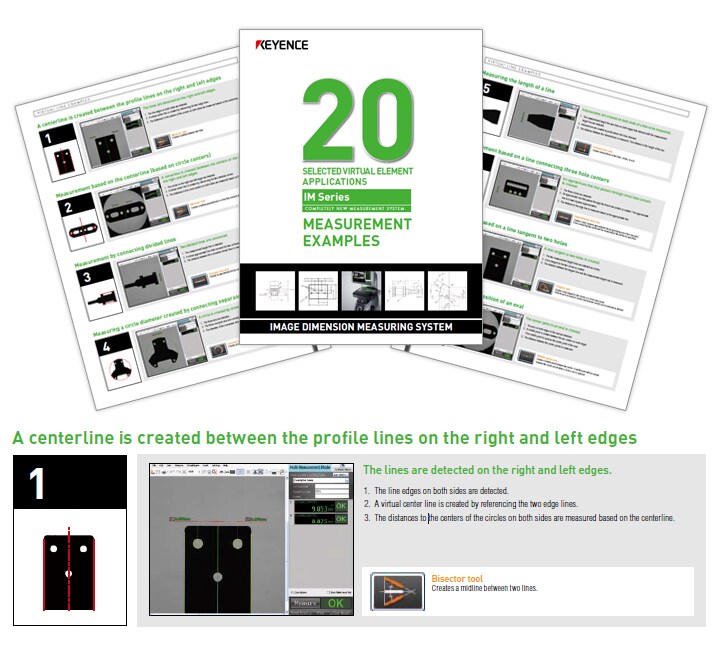 IM Series Measurement Application Example of Image Dimension Measurement System 20 Virtual lines (English)