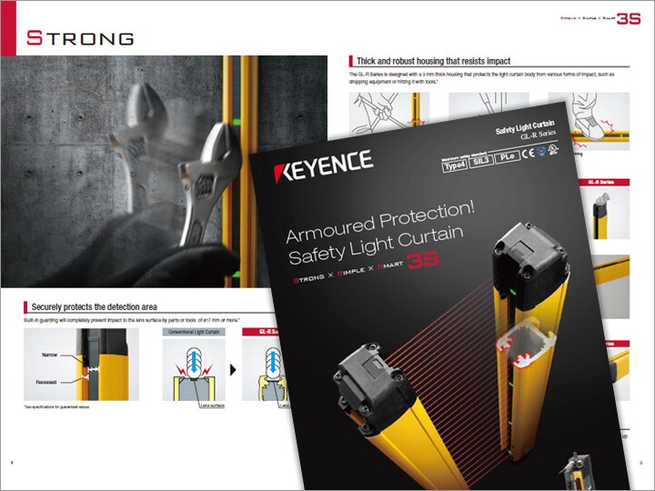 GL-R Series Safety Light Curtain Catalogue (English)