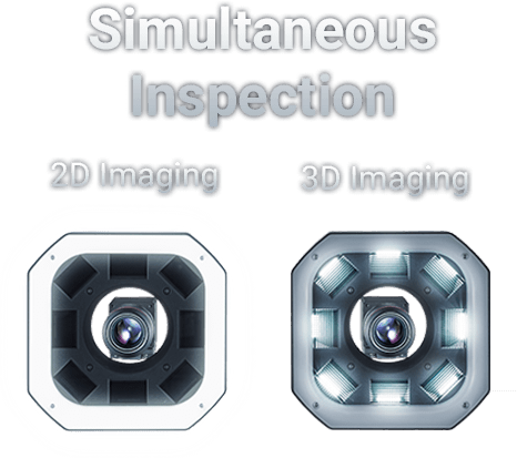 Simultaneous 2D + 3D Inspection