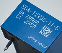 Multicolour automotive relays