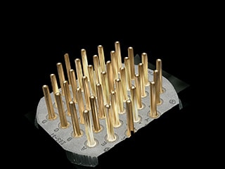 3D display of connector pins