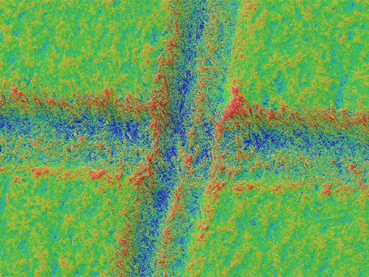 Ring illumination + Optical Shadow Effect Mode and colour map image (150x)