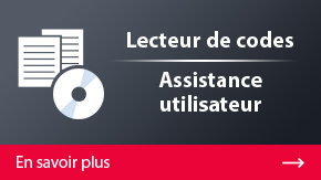 Lecteur de codes Assistance utilisateur | En savoir plus