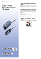 Série PG Capteurs optiques de confirmation de passage Catalogue