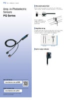 Série PQ Capteurs photoélectriques à amplificateur intégré Catalogue