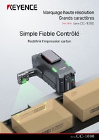 Série CC-1000 Marquage haute résolution Grands caractères Catalogue
