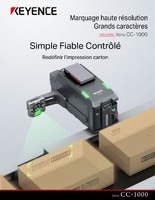 Série CC-1000 Marquage haute résolution Grands caractères Catalogue