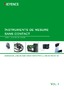 Instruments de mesure sans contact GUIDE DE PRÉSENTATION Vol.1
