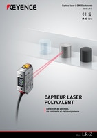 Série LR-Z Capteur laser à CMOS autonome Catalogue