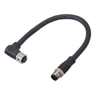 OP-88826 - Adaptateur coudé Alimentation avec E/S,  M12 Codage A, 12 points 