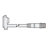 SL-VPC03NM - Câble de connexion d’unité principale, pour relais, branchement d’unité principale à une extrémité et M14 sur l’autre, 0,3 m, NPN