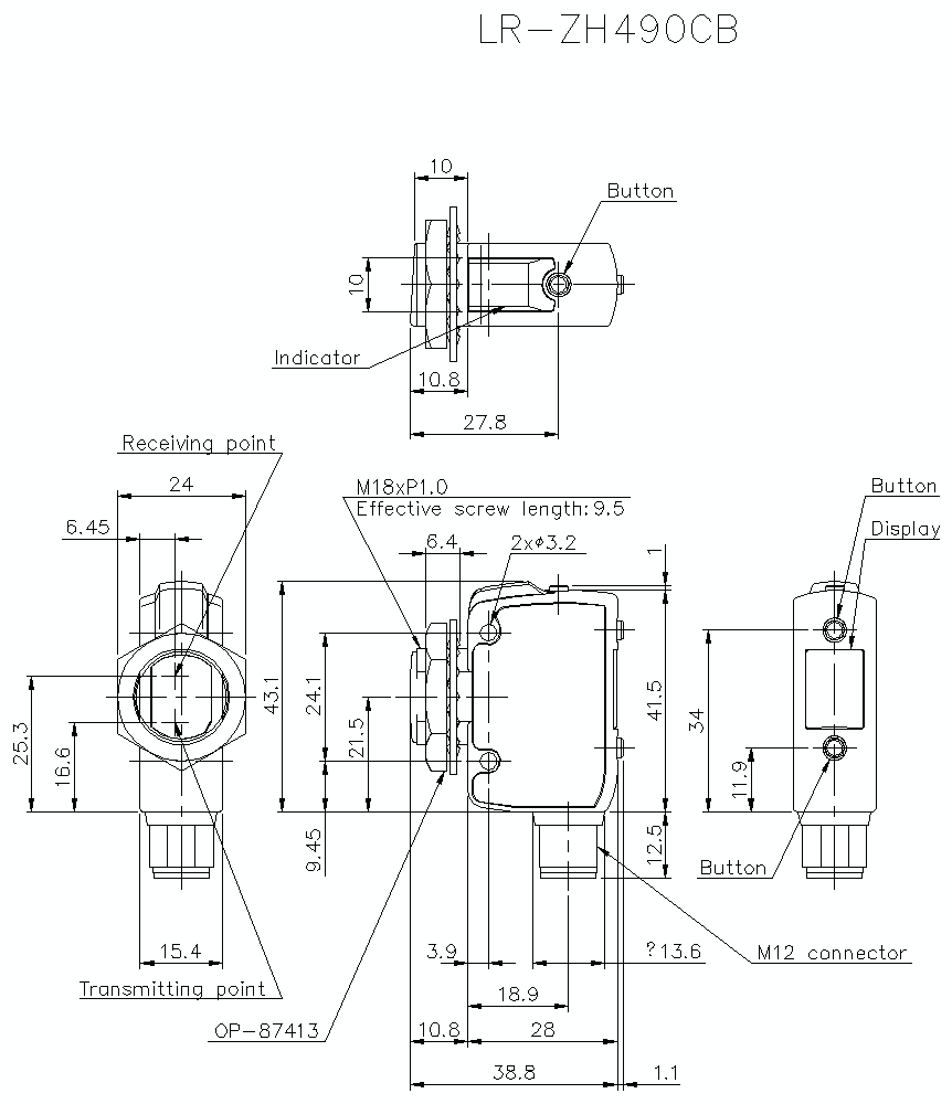 LR-ZH490CB Dimension
