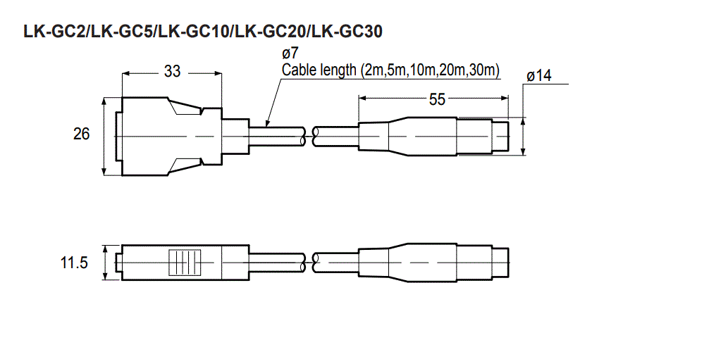 LK-GC20 Dimension