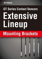 GT Series Contact Sensors Extensive Lineup [Mounting Brackets]