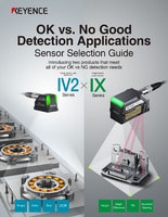 OK vs. No Good Detection Applications Sensor Selection Guide: IV2 Series x IX Series