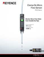 FD-X Series Clamp-on Micro Flow Sensor Catalogue