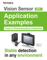 Vision Sensor Application Examples [Food & Pharmaceutical Industries]