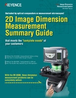 Série IM Guide de mesure dimensionnelle par imagerie 2D