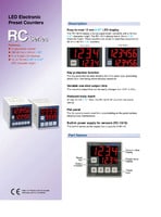 RC Series LCD Display Electronic Preset Counter Catalogue