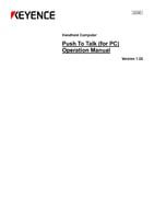 Push To Talk (for PC) Setup and Operation Manual