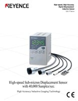EX-V Series High-speed, High-Accuracy, digital inductive displacement sensors Catalogue