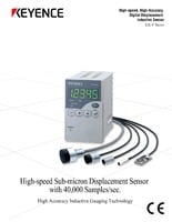 EX-V Series High-speed, High-Accuracy, digital inductive displacement sensors Catalogue