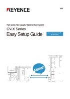 CV-X Series Easy Setup Guide Control/Communication I/O (CV-X100) (English)
