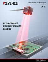 SR-700 Series Ultra-compact 1D and 2D Code Reader Catalogue