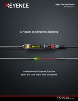 FS-N40 Series Digital Fibre Optic Sensors Catalogue