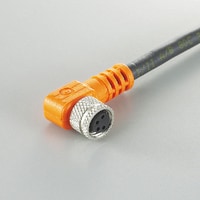 OP-85588 - Connector Cable M8 L-shaped 5-m PUR