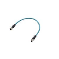 OP-88451 - M12 male M12 male Ethernet cable 0.3 m