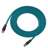 OP-88838 - Ethernet cable, M12 X-coded 8-pin to RJ-45, NFPA79 compliant, 20m