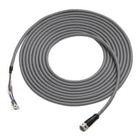 OP-88841 - Power cable, M12 L-coded 5-pin to Flying lead, 5m, for PoE switch or lighting controller