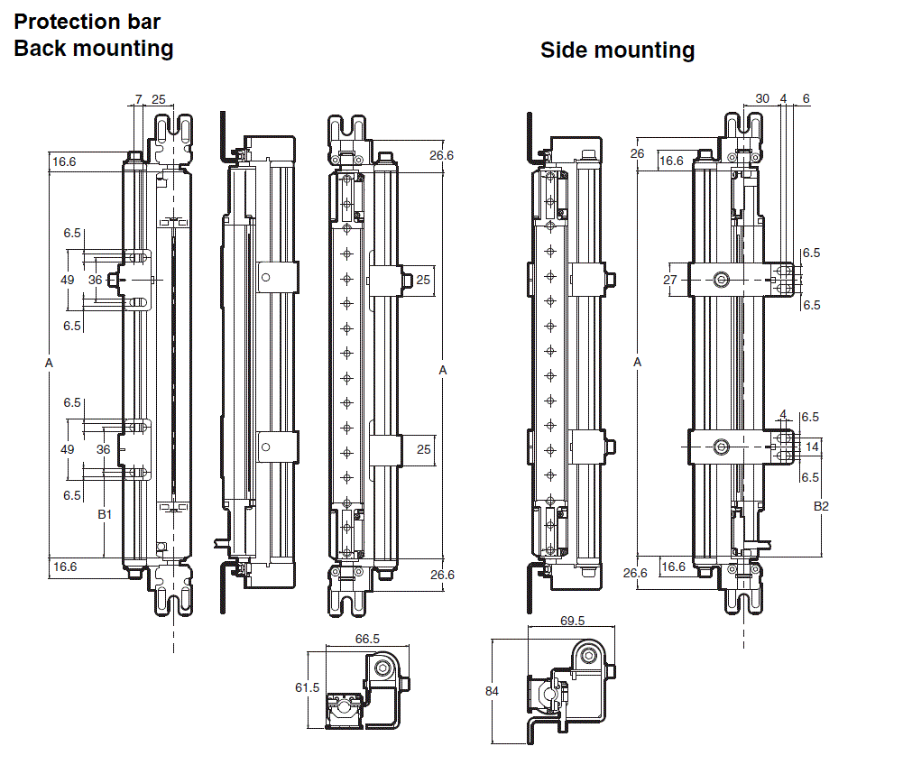 PROTECTIONBAR Dimension